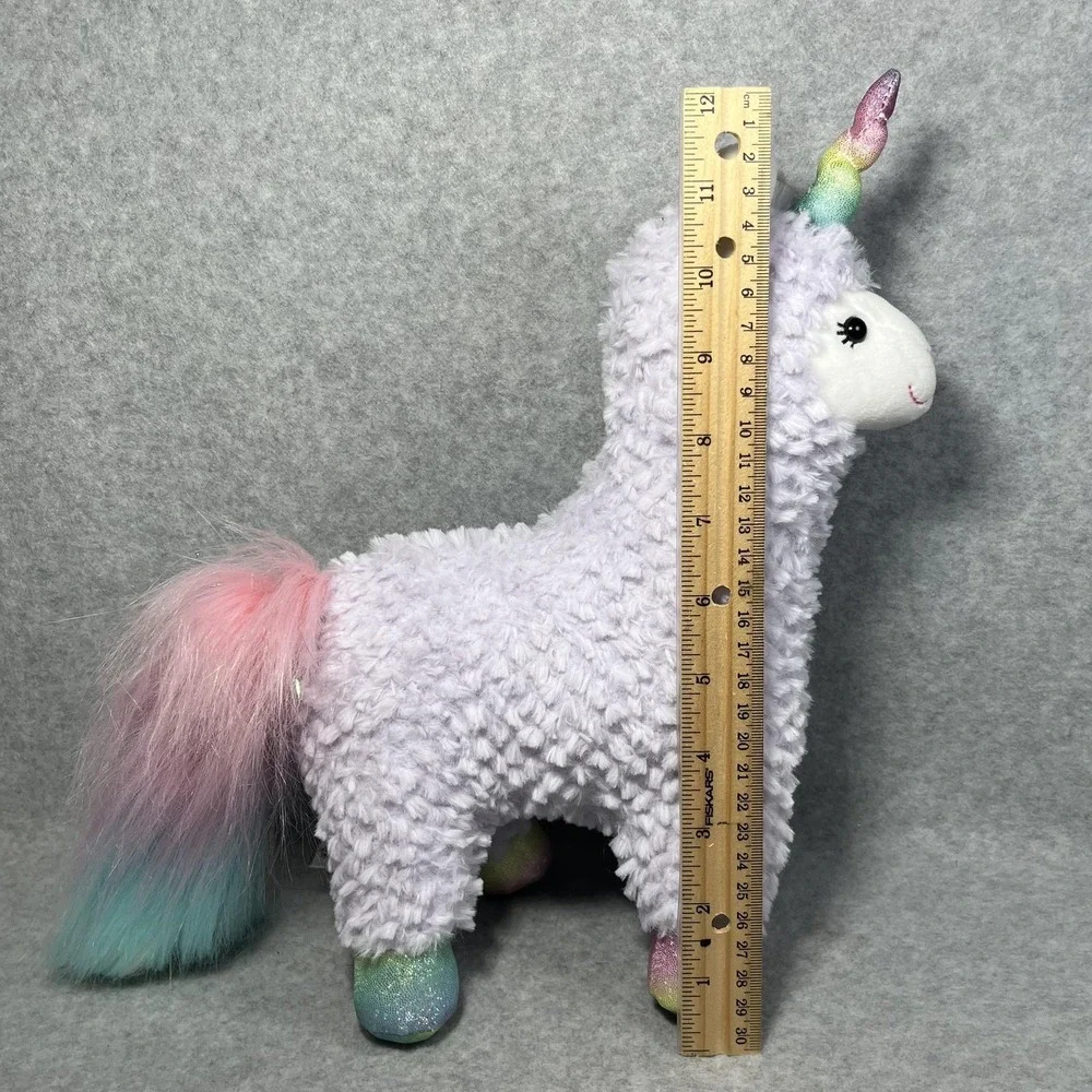 GUND Sugar Plum Unicorn Plush Stuffed Animal Rainbow Tail Sparkle Hooves‎ Pastel